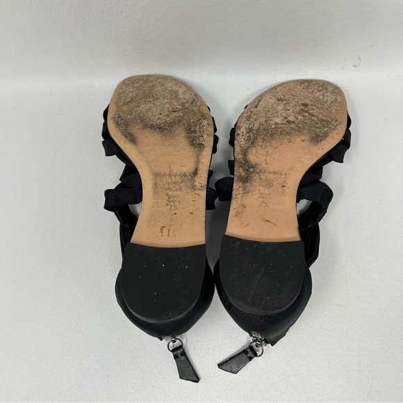Casadei Black Strappy Open toe flats, Women’s Size 7.5 - Picture 11 of 13